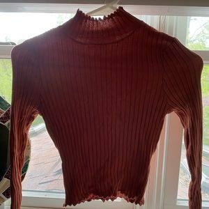 COPY - BURNT ORANGE TURTLENECK